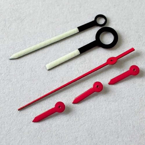 Set lancette nero - -, nero/rosso