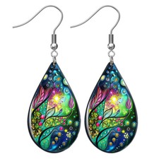 Orecchini a goccia stampa