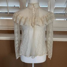 Vintage Gunne Sax M/L collo
