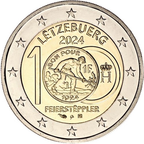 Euro lussemburgo 2024 100 - lussemburgo, 100°