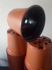 Lotto 24X Vasi Di Plastica TMF
