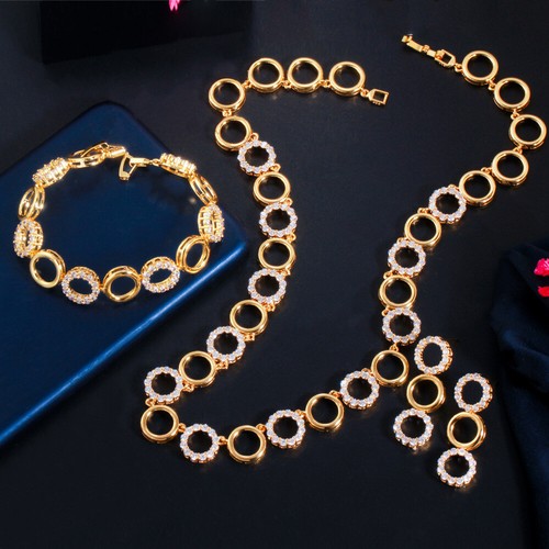 Bracciale zirconi rotondi