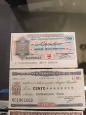 mini assegni anni 70 Credito