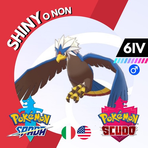 Braviary shiny non - shiny,