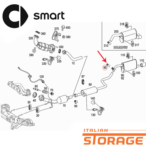 Smart forfour 454 morsetto - smart,