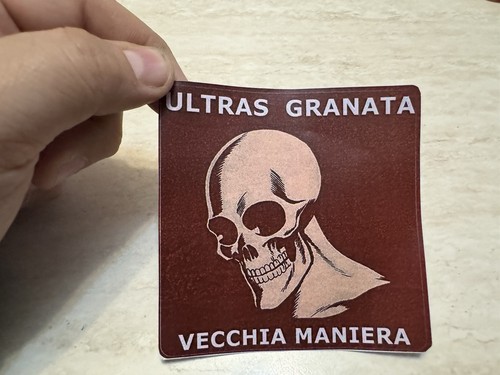 Adesivo sticker ultras - sticker, granata