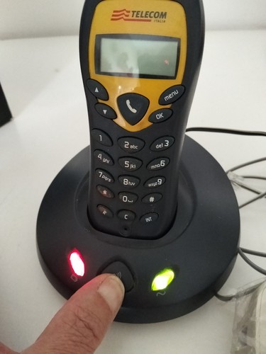 Telefono cordless vintage - telefono,