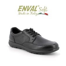 Enval Soft Scarpa Uomo con Lacci Sottopiede Estraibile Memory 6712100 Nero