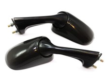 Coppia specchietti neri per