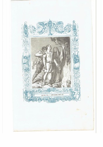 1852 grabado san - 1852, y