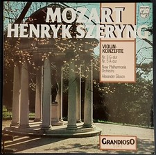  PHILIPS vinyl LP HENRYK SZERYNG violinkonzert ALEXANDER GIBSON 