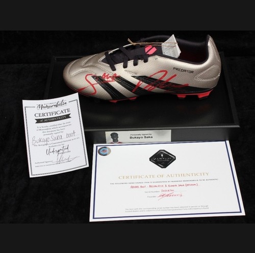 Scarpa calcio firmata saka - scarpa,