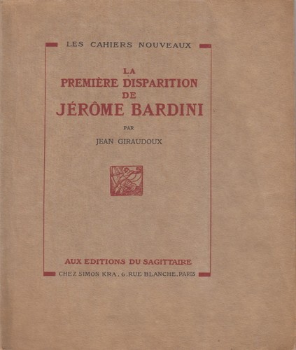 Giraudoux la première - (jean).,