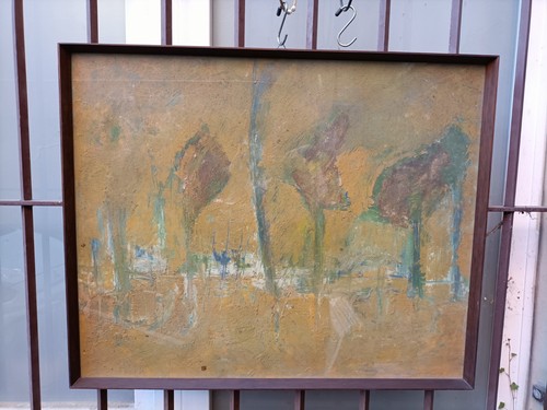 Quadro dipinto alberi - -,