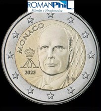 Novità’ 2025 Monaco 2 euro ordinario con nuova Effige Alberto II