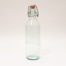 Bottiglia richiudibile tappo ermetico vetro borraccia vintage 50cl 0,5L