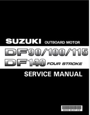 Suzuki DF90 DF100 DF115 DF140 Manuale officina 2001-2009
