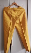 Pantalone Max Mara seta giallo