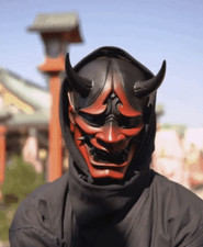 Maschera HANNYA SAMURAI han'nya oni mask