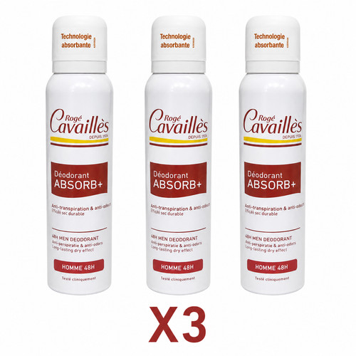 Roge cavailles deodorante - x3,