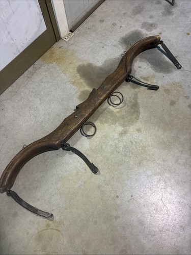 Antico giogo doppio legno - giogo,