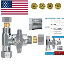 Brass Angle Stop Add-A-Tee