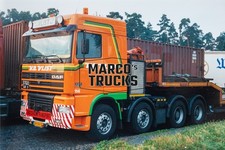 Truck photo DAF XF 480 Flatbed/Tarpaulin Netherlands orange v.d. Vlist,Gro #a7ke