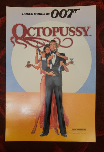 1983 octopussy rare - 50cm, x