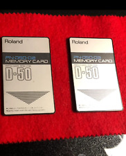 ROLAND   2  CARD ROLAND  PN-D50-02  PN-D50-03    X ROLAND D50/550