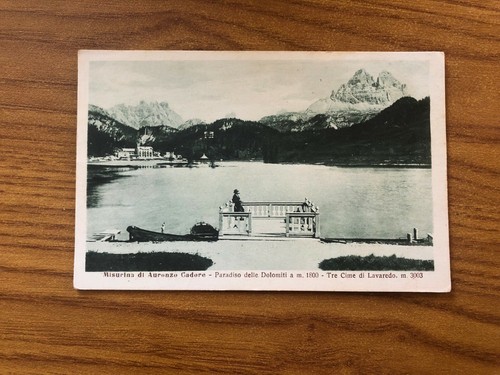 Cartolina misurina auronzo - misurina, di