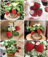 Fragole fatte all’uncinetto