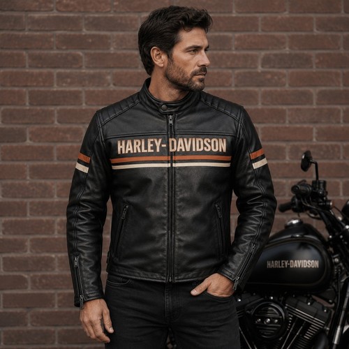 Giacca pelle harley - di,