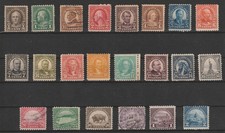 1922 / 25 STATI UNITI U.S.A. PRESIDENTI E SOGGETTI VARI 22 VAL. MISTI MF128084