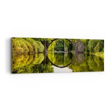 Quadro su Tela 90x30cm parco