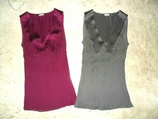 LOTTO 2 PEZZI  TOP SOTTO GIACCA INTIMISSIMI  Tg. XS  IN MORBIDO SETA 
