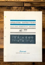 Sansui AU-777 Amplifier  Owner