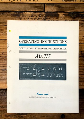 Amplificatore sansui 777 - amplificatore,