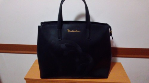 Borsa braccialini pelle nera - borsa,