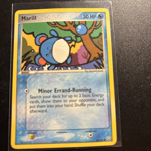 Carta pokémon marill - carta,