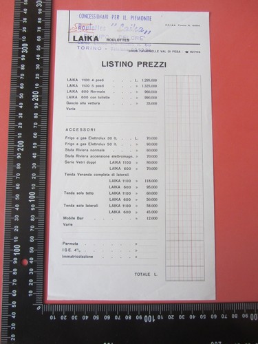 Laika roulottes listino - roulottes,