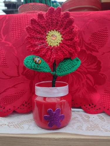 Vasetto fiore gerbera - fiore,