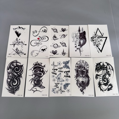 Lotto fogli tatuaggi - lotto,