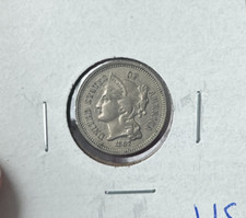 1867 Nichel 3 pezzi da tre