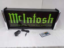 Mcintosh LED Display Insegna Luminosa Lightbox Lampada da Parete Appendere