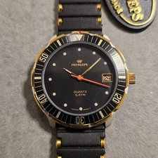Orologio Pryngeps Diver 1110-049 Vintage Quarzo ETA 555.415 Swiss Made NOS