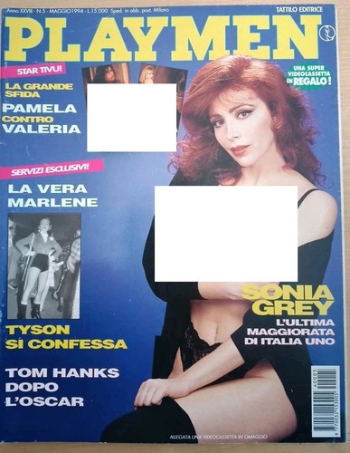 Playmen maggio 1994 - sonia, grey