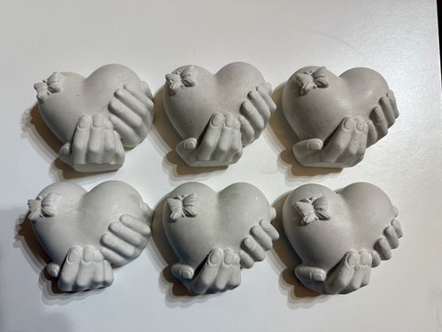 Cuore decorativo gesso - cuore, in