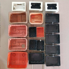 Lotto stock Scatole Cassette di derivazione Materiale elettrico vintage Gewiss