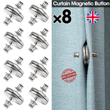 4/8 Paia Clip Magnetiche per Tende, Fissaggi Fissaggio Schermo Finestra in Metallo