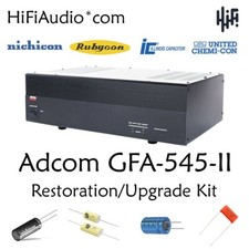 Adcom GFA-545-II restauro recap service kit riparazione filtro condensatore ricostruzione